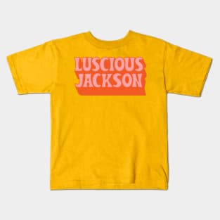 Luscious Jackson // 90s Style Fan Design Kids T-Shirt